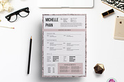 1 page resume template, a Resume Template by Chic templates (Thumbnail 4 of 4)