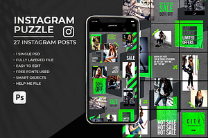 City - Social Media Instagram Puzzle