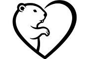 Cute Bear Silhouette Bundle, an Animal Illustration by Designer_Momina (Thumbnail 4 of 31)