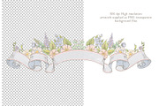 Summer Garden Wedding Set, a Decorative Illustration by AlenaVlasko stock Market (Thumbnail 2 of 10)
