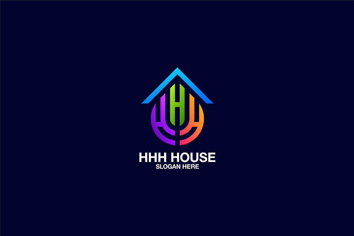 triple letter h vector template logo, a Branding & Logo Template by OmerStudio
