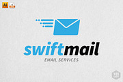SwiftMail Logo Template, a Branding & Logo Template by WebCraft (Thumbnail 1 of 4)