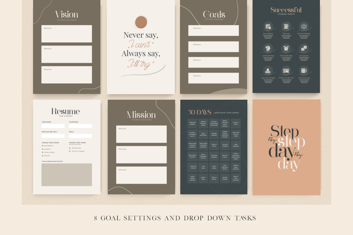 2in1 Bundle eBook + Workbook CANVA, a Magazine Template by Eviory (Photo 12 of 51)
