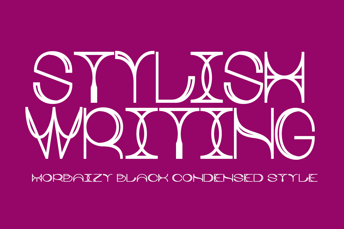 Morbaizy Family | 9 Fonts Files, a Serif Font by IM Studio (Photo 7 of 10)