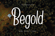 Begold – Semi Script Fonts, a Sans Serif Font by Konstantine Studio (Thumbnail 1 of 5)
