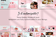Bakery Facebook Canva Post Templates, a Social Media Template by Snapybiz (Thumbnail 7 of 9)