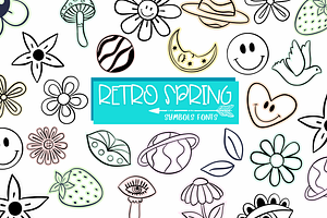 Retro Spring | Symbols Fonts