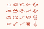 Bake and Pastry Illustration Set, a Food Illustration by ™Creasi (Thumbnail 6 of 6)