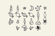 Hand Drawn Halloween Illustrations, an Illustration by HonestiesPrintS (Thumbnail 5 of 6)