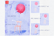 Procreate Texture and Stamp Brushes, a Brush Add-On by BooStudio (Thumbnail 5 of 10)