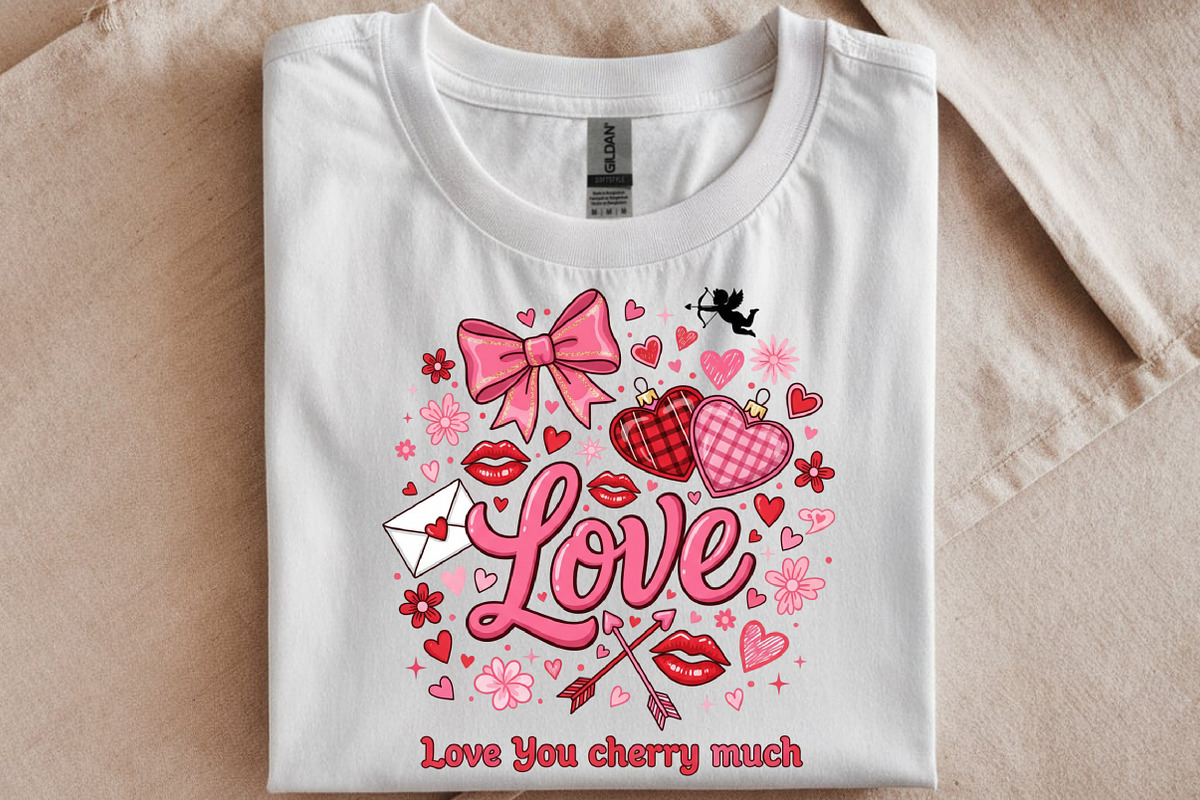Love You Cherry much PNG, an Illustration by SinaCreation (Photo 6 of 11)