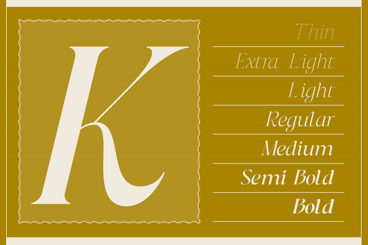 Dh Irlia - 7 Fashion Swash Family, a Serif Font by Dharmas Foundry (Photo 3 of 19)
