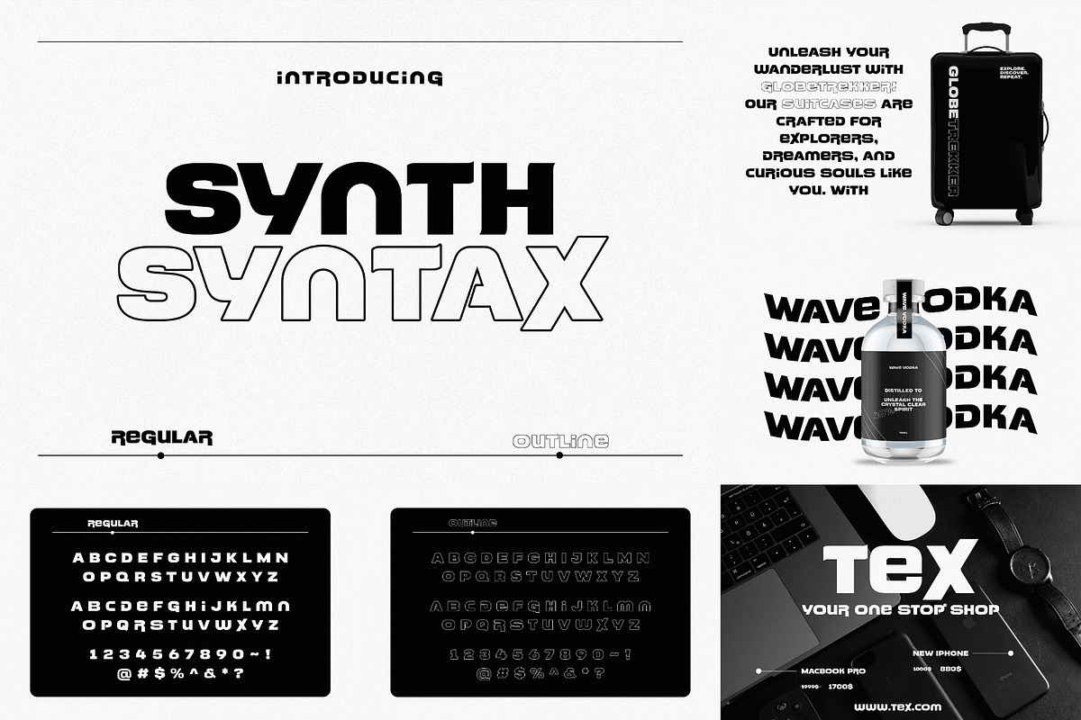 Robotics Font Bundle - 55 Fonts!, a Sans Serif Font by HipFonts (Photo 4 of 15)