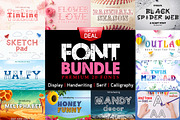 Premium Fonts Bundle, a Font by Actual Pixel (Thumbnail 1 of 23)