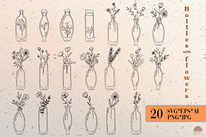 Botanical Line Art Collection