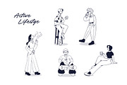 Café People – Hand-Drawn Coffee Shop, a Person Illustration by Invisual Studio (Thumbnail 11 of 14)