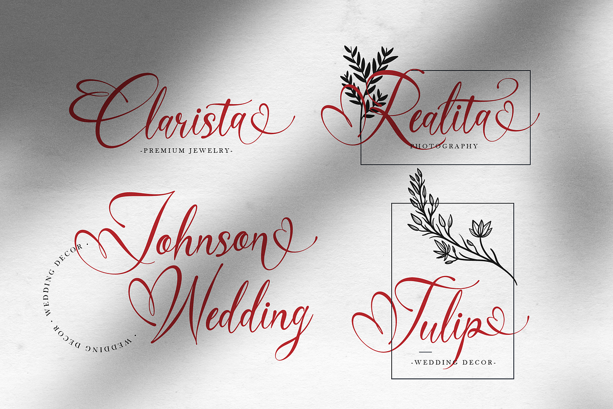 Sabrysoul Beauty Calligraphy Script, a Script Font by gracetype_studio (Photo 2 of 12)