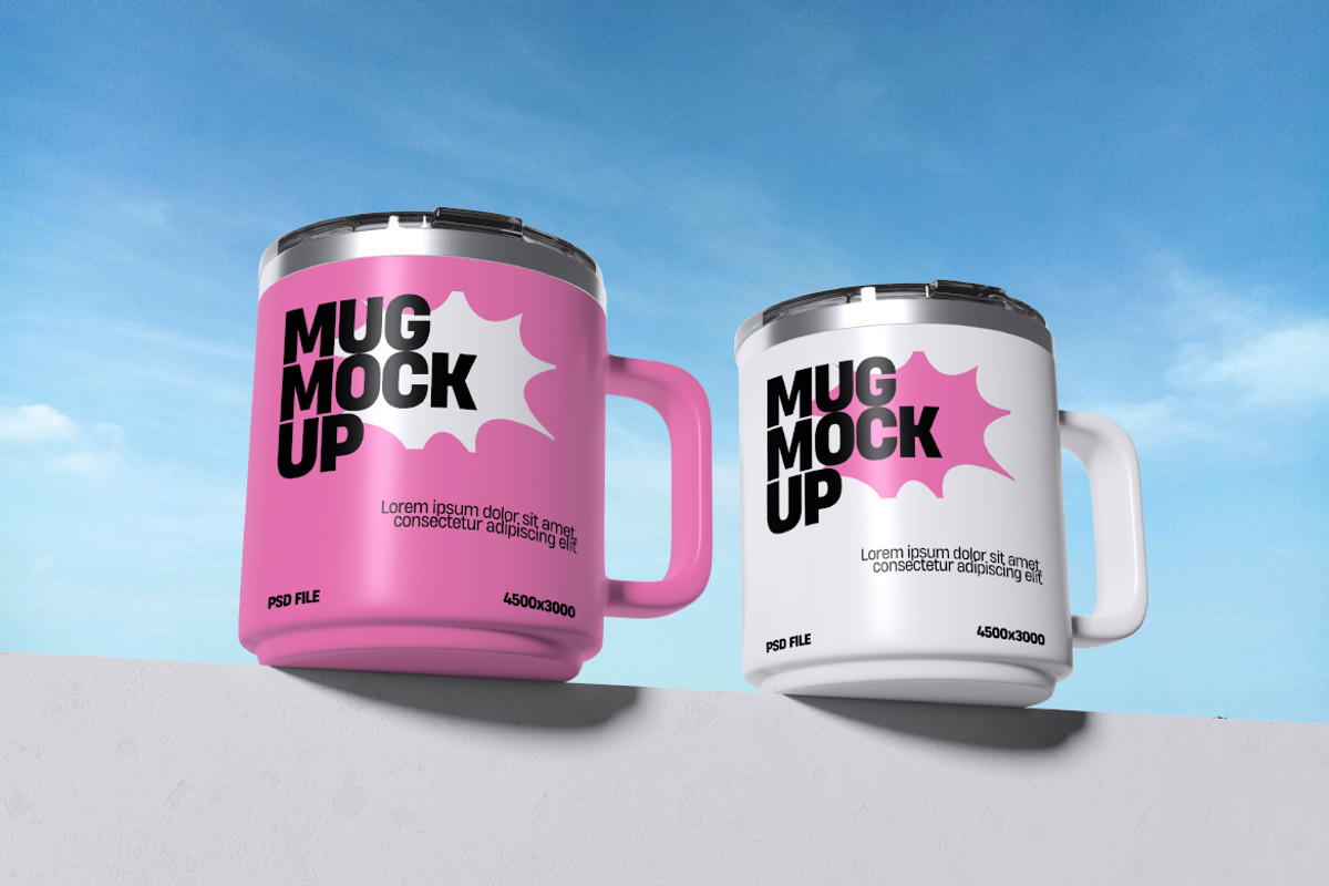 Mug Mockup Bundle Set, a Merchandise Mockup by Rielismee (Photo 4 of 5)