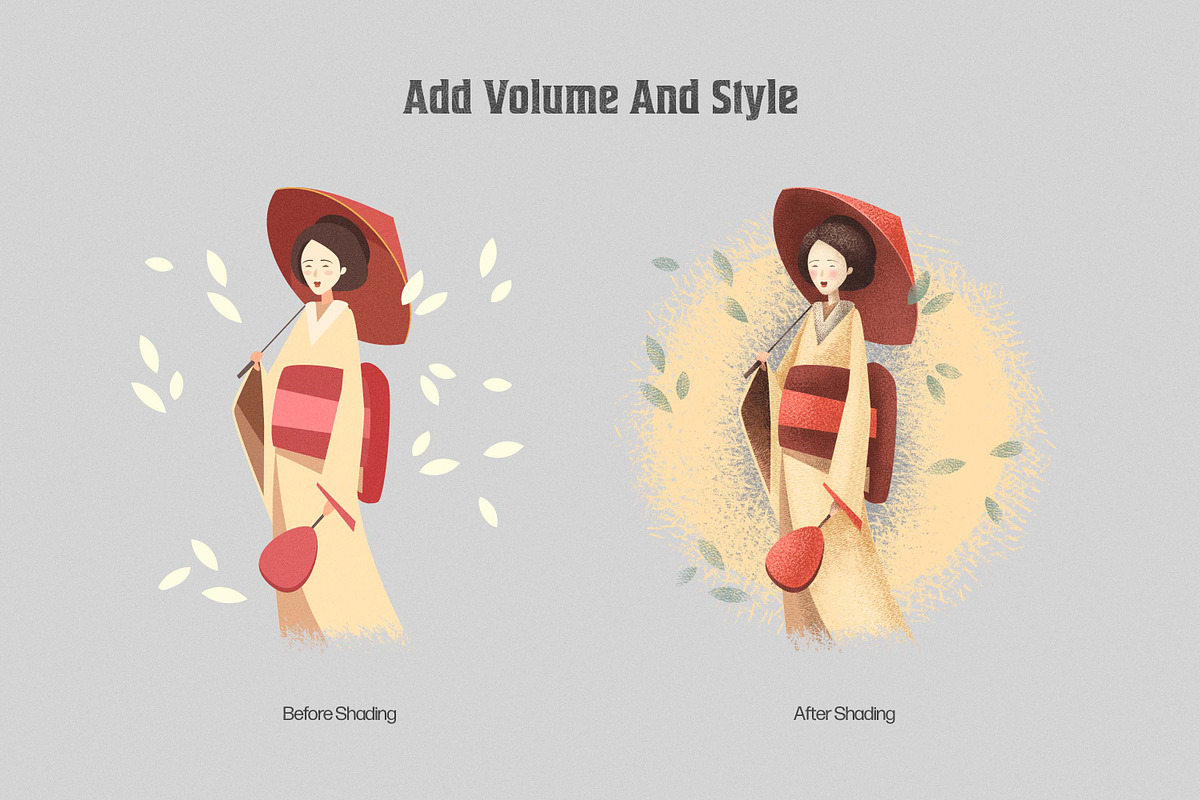 Procreate Shader Brushes Bundle, a Brush Add-On by brushapes.com (Photo 18 of 33)