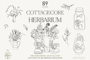 COTTAGECORE HERBARIUM, an Object Illustration by Kate Art (Thumbnail 1 of 22)