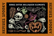 Hepives Spooky Fonts, a Font by Nocturnal Workspace (Thumbnail 4 of 8)