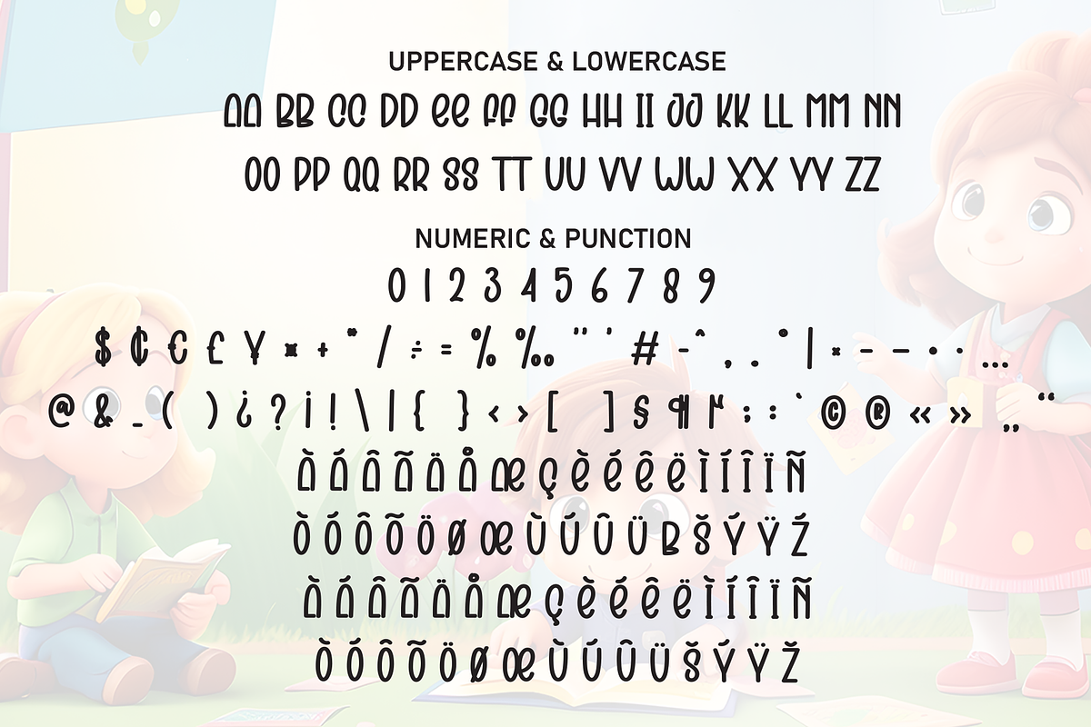 Kids Book | Script Font, a Script Font by Scratchones (Photo 7 of 8)
