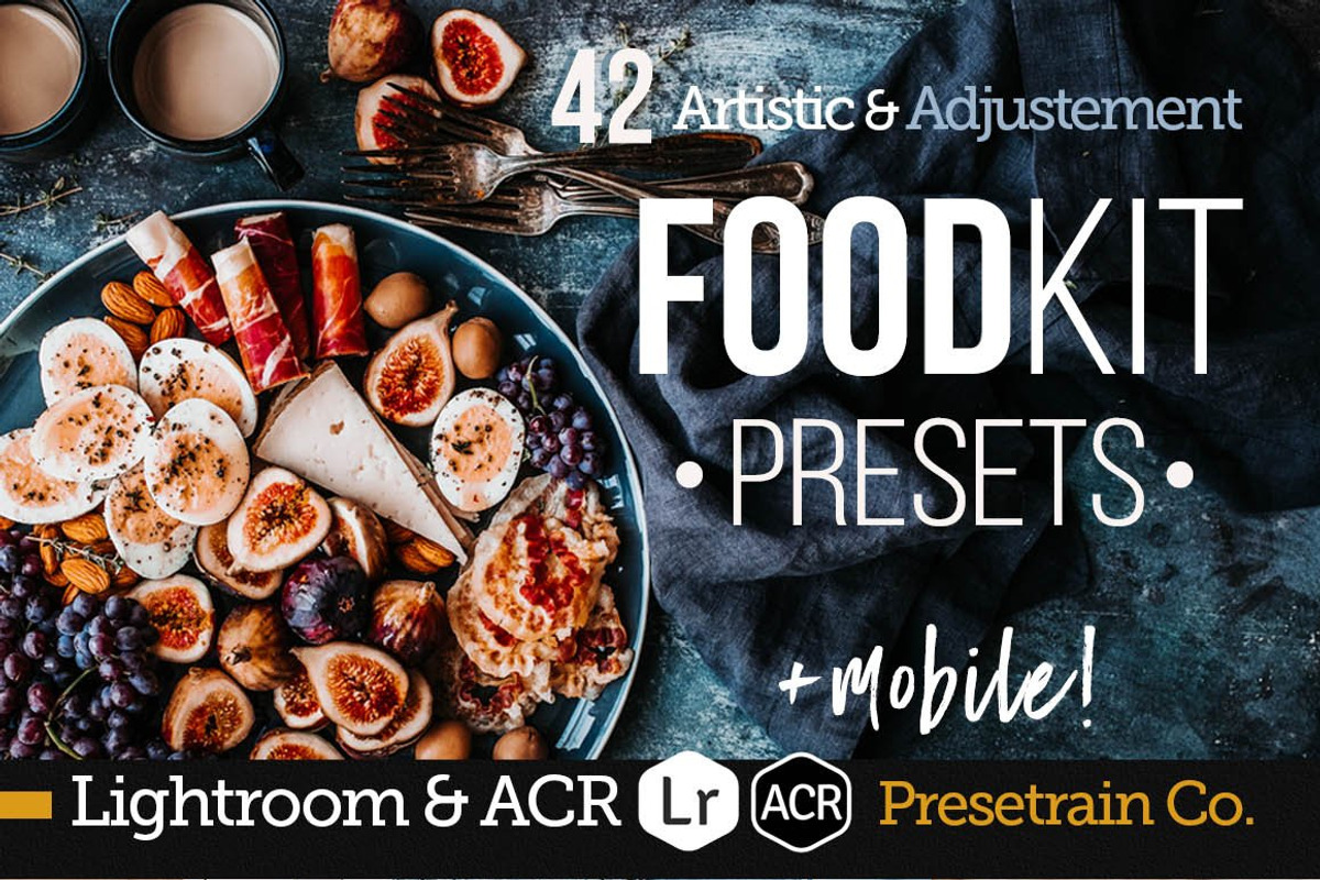 FoodKit - Food Presets Bundle, an Action Add-On by Presetrain Co. (Photo 1 of 22)