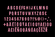 Pink Sticker Font, a Sans Serif Font by Handmadefont (Thumbnail 2 of 15)
