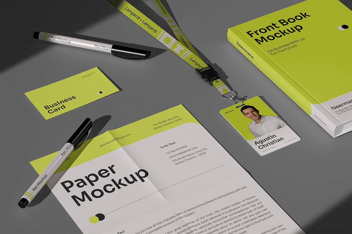 Stationery Mockup Pack, a Product Mockup by Neermana (Photo 3 of 5)
