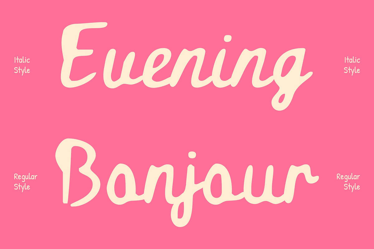 CS Astrid Drawn, a Script Font by Craft Supply Co. (Photo 3 of 8)