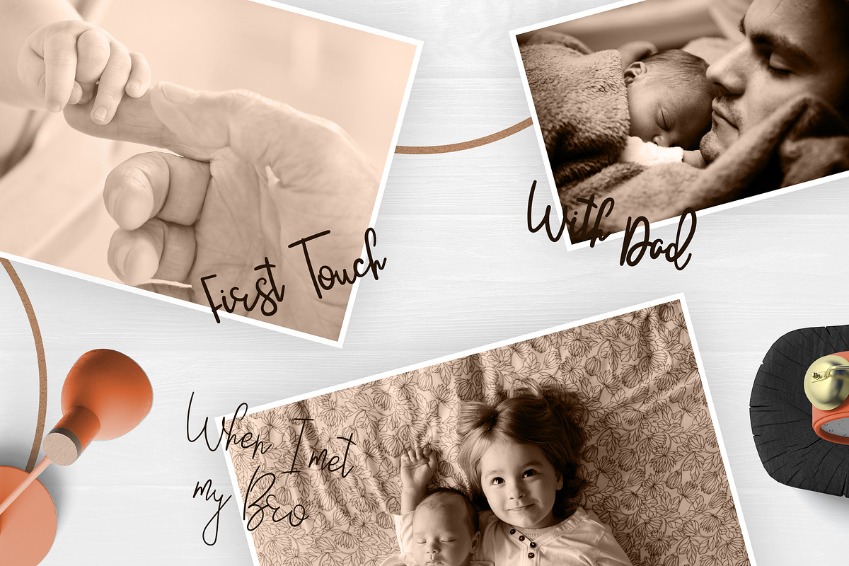 JustBecause font family -50% preview 3