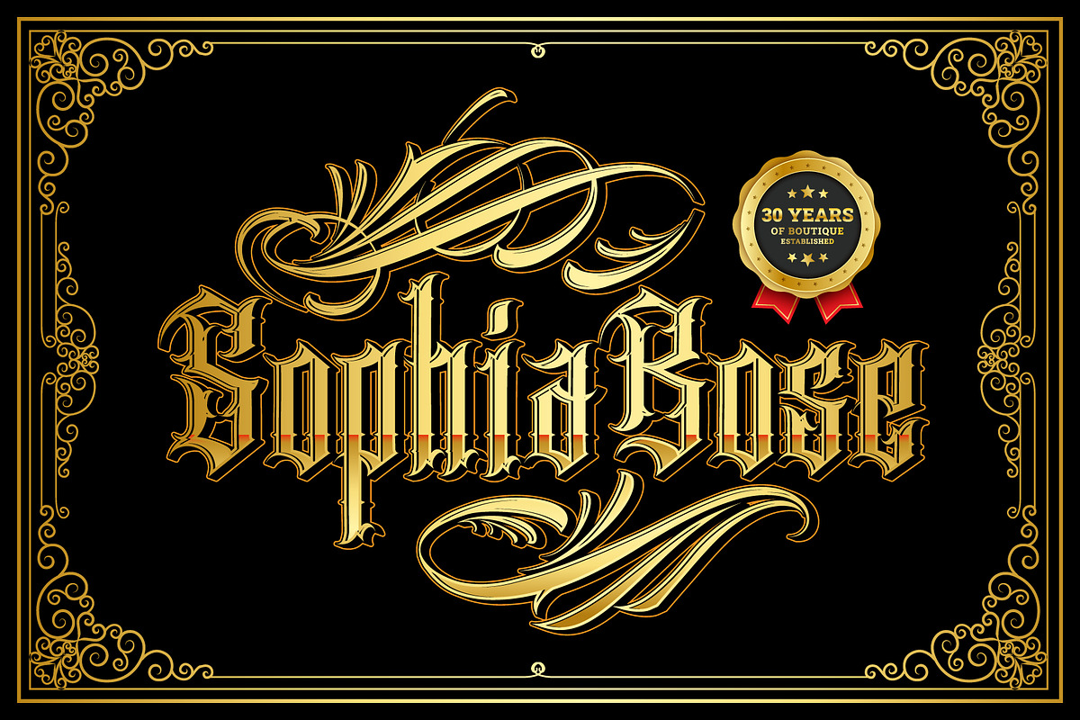Cansetras - Blackletter Fonts, a Blackletter Font by Prioritype Co (Photo 4 of 10)