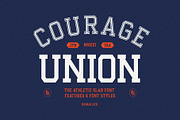 Courage Union - Athletic Slab, a Slab Serif Font by Invasi Studio (Thumbnail 1 of 10)