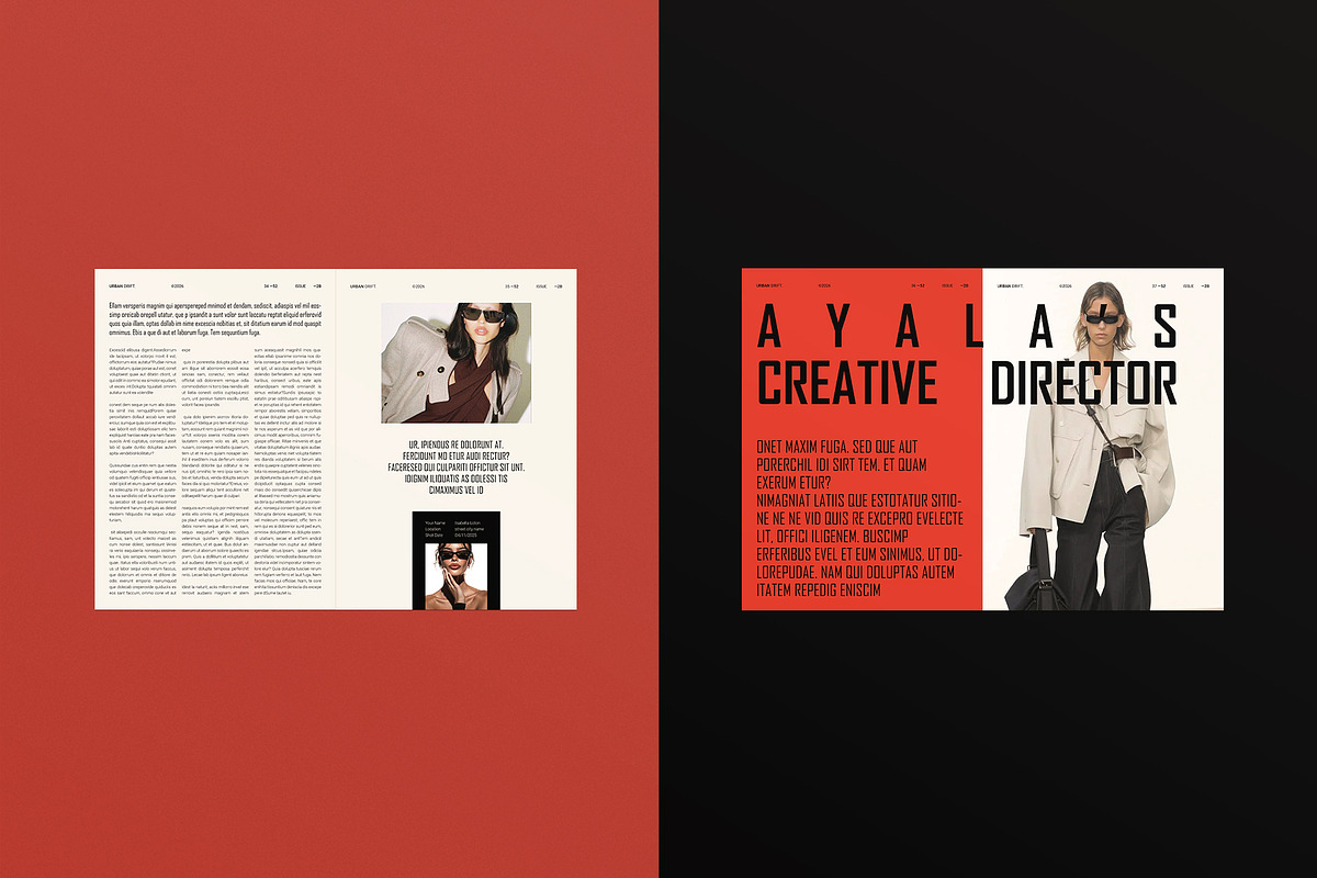 Modern Magazine Layout Template, a Magazine Template by ArtisanaAura (Photo 14 of 23)