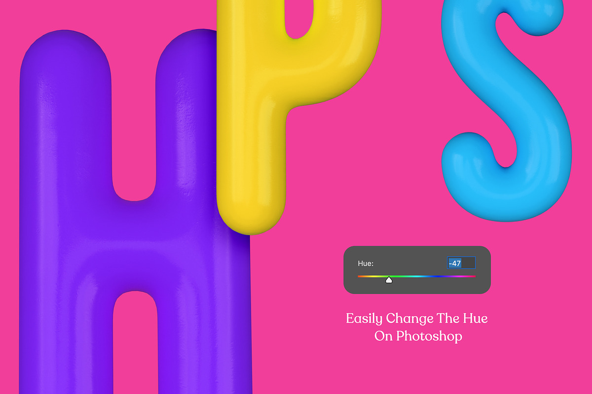 Editable 3D Text + 26 Letter PNGs, an Object Graphic by Over Under (Photo 4 of 6)