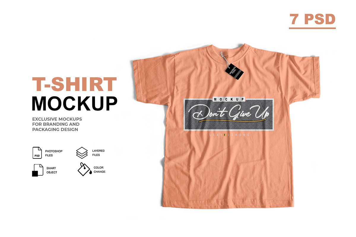 T-Shirt Mockup Set, a Shirt Mockup by GraphicsPixel (Photo 2 of 9)