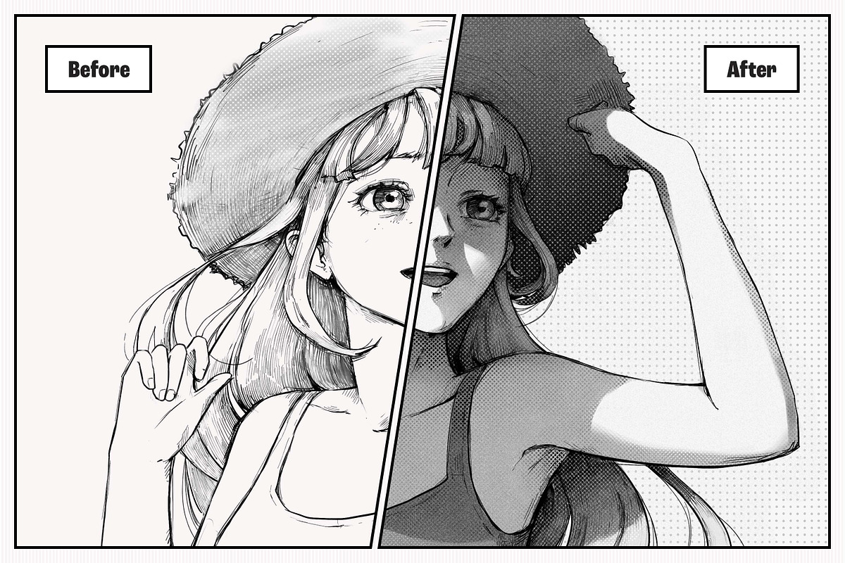 Manga Procreate Brushes Bundle, a Brush Add-On by brushapes.com (Photo 13 of 26)