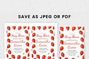Berry Shower Baby Shower Invitation, a Card Template by Shinehoon (Thumbnail 5 of 6)