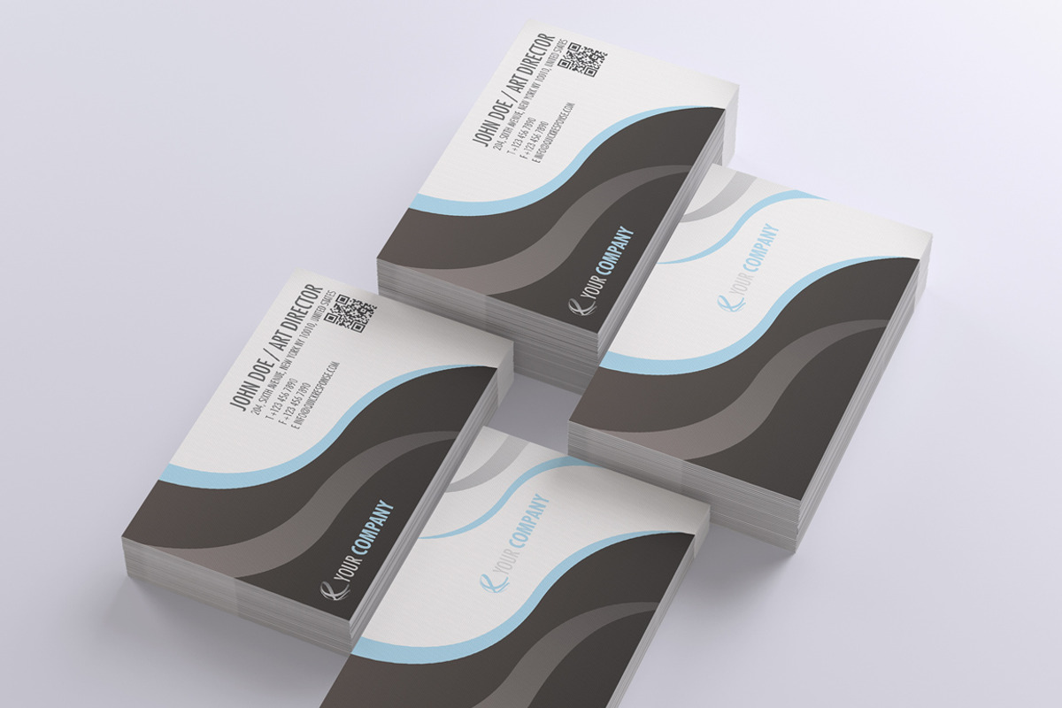 QR code business card design 03, a Business Card Template by www.lemongraphic.design (Photo 4 of 4)