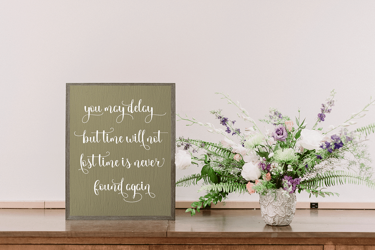 Margarita, a Script Font by Deniz86 (Photo 8 of 10)