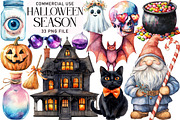 Halloween Season Clipart Bundle, an Illustration by Daily.Designs (Thumbnail 1 of 4)