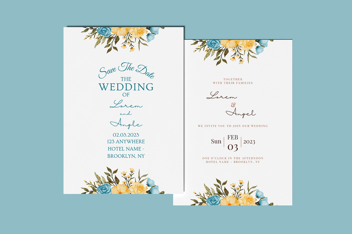 Wedding Invitation Card Mockup, a Print Template by rahmatmoscae (Photo 7 of 7)