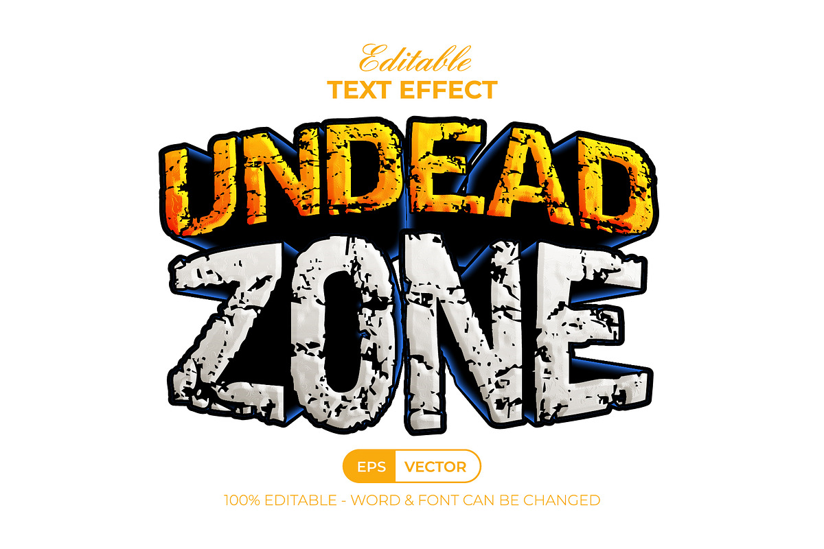 Horror Text Effect Sticker Style, a Layer Style Add-On by Mockmenot (Photo 1 of 3)