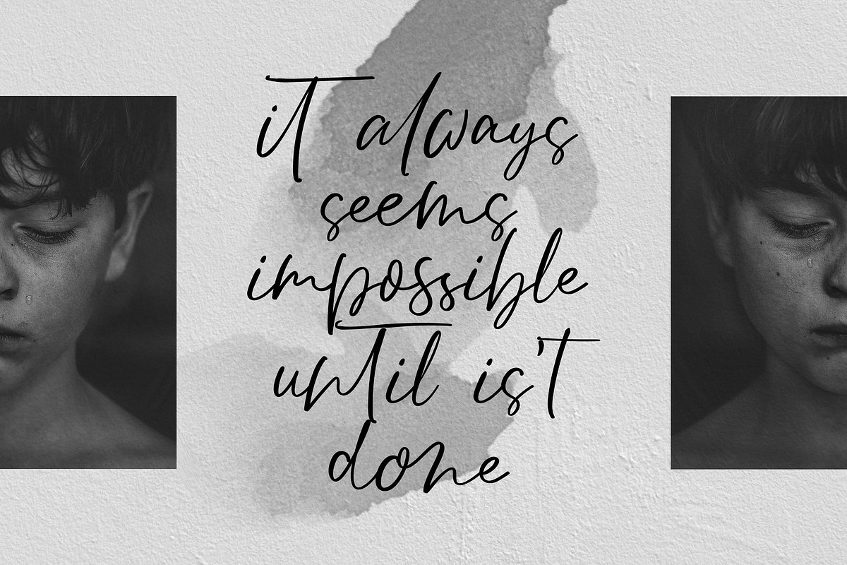 Strings // Handwritten Script Font, a Script Font by Bluestudio (Photo 8 of 11)