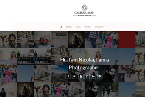 Camera-Man Blogger Template