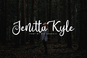 Jenitta Kyle Script Font, a Script Font by NTC Graphic (Thumbnail 1 of 6)