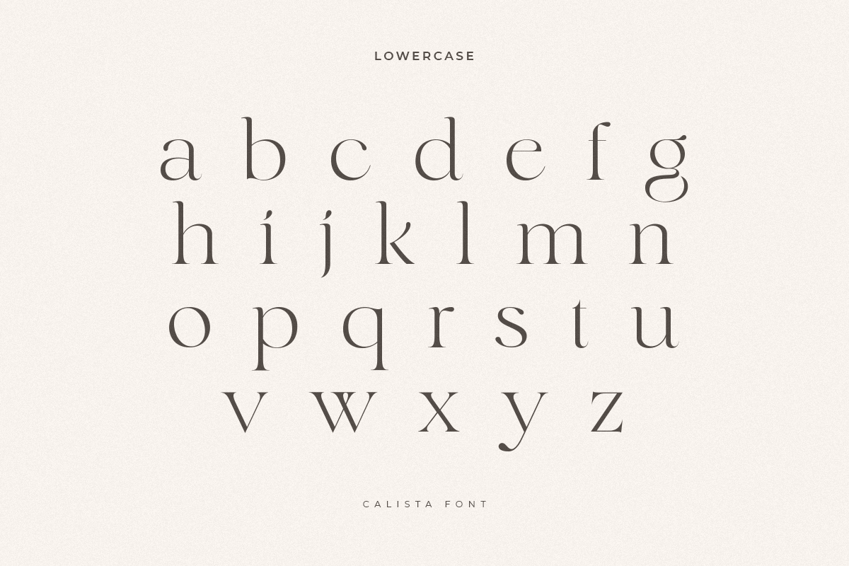 Calista - Classy Elegant Font, a Serif Font by Sensatype (Photo 16 of 21)