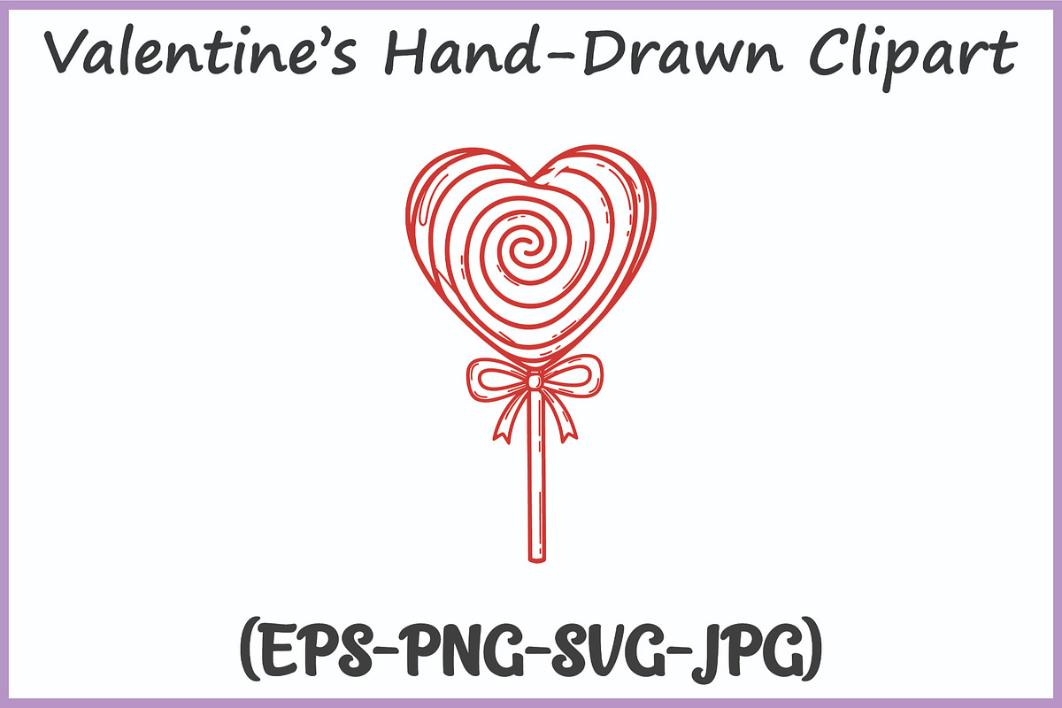 Valentines Doodle Clipart SVG Bundle, a Seasonal Illustration by Gfx Expert Team (Photo 6 of 15)