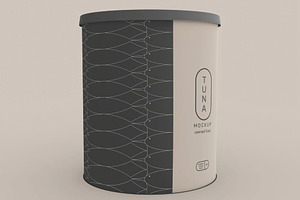 Tuna Can Mockup, a Packaging Mockup by skybluecreative