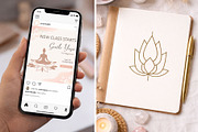 Yoga & Wellness Vector Kit - Icons, a Graphic by Svetlana Voloshina (Thumbnail 7 of 8)